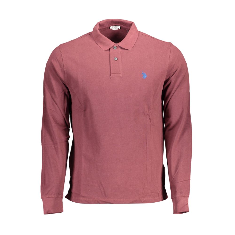 Polo violet en coton pour homme, US POLO ASSN.