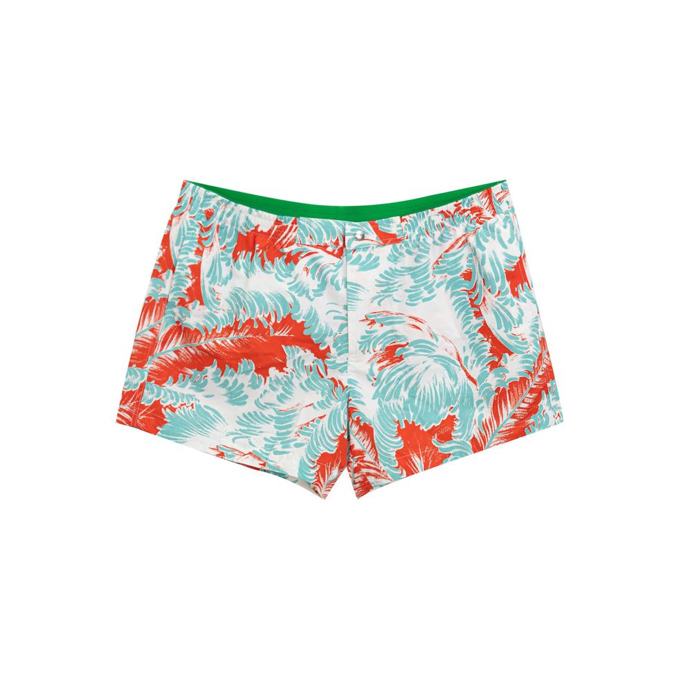 Short de bain en polyamide blanc Bottega Veneta