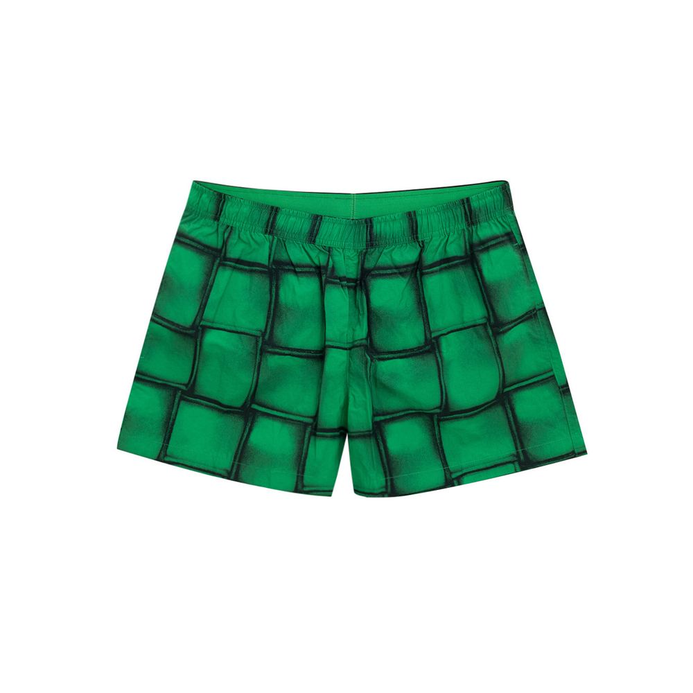 Short de bain en polyamide vert Bottega Veneta