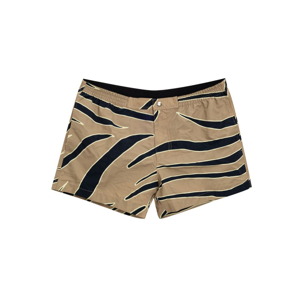 Short de bain en polyamide beige Bottega Veneta
