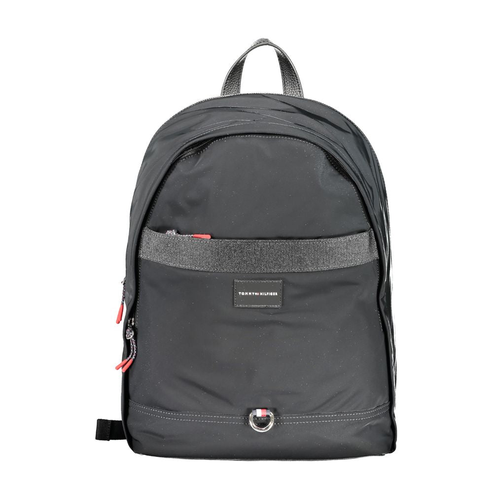 Sac à dos en polyester noir Tommy Hilfiger