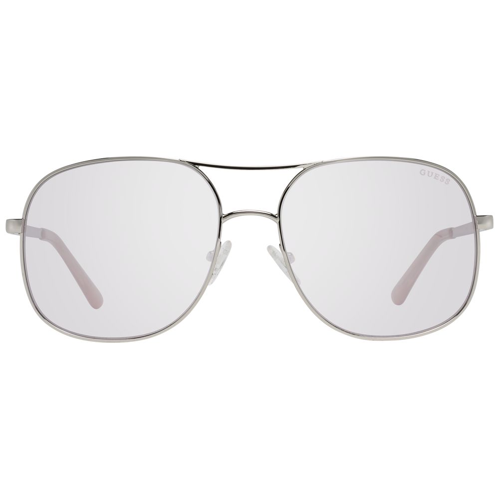 Lunettes de soleil Guess argentées pour femmes