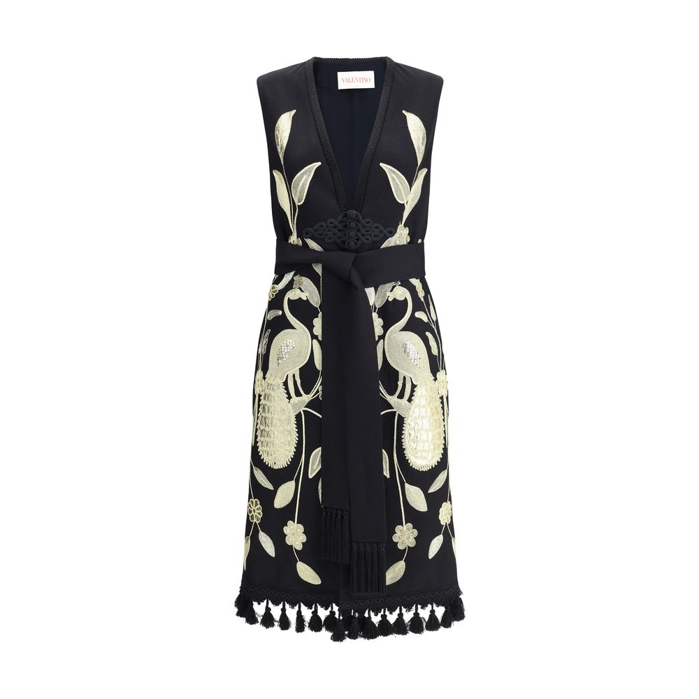 Gilet long brodé Valentino