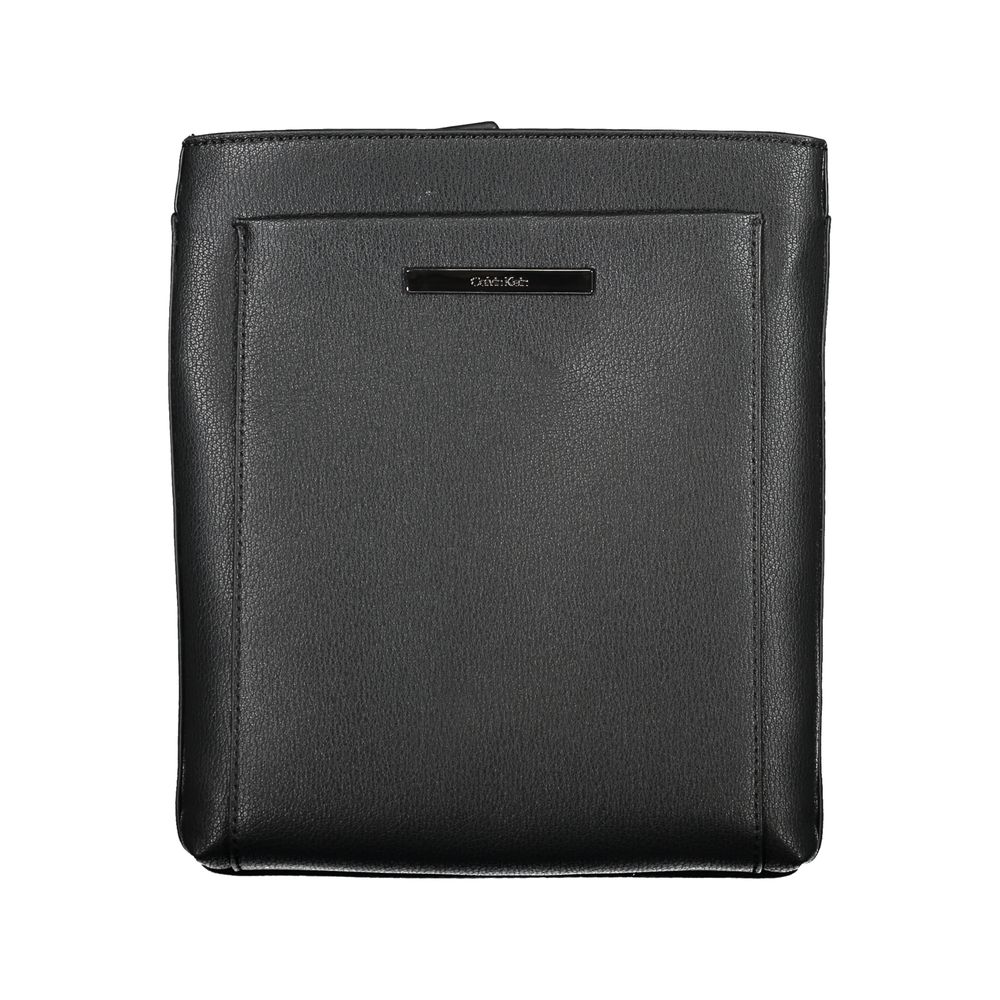 Sac à bandoulière noir élégant Calvin Klein avec détails contrastés