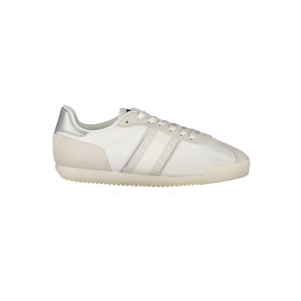 Baskets Tommy Hilfiger blanches en polyester pour femme
