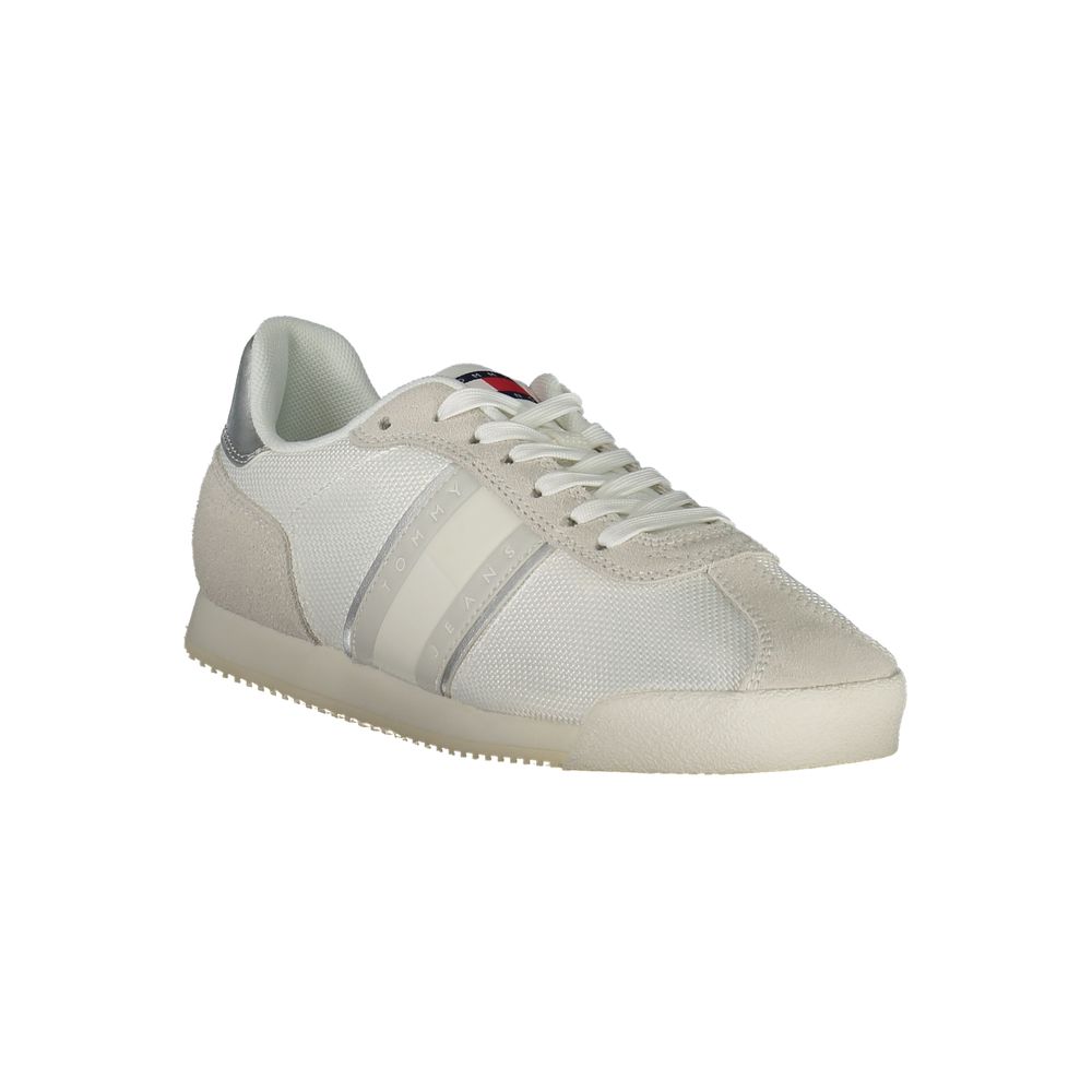 Baskets Tommy Hilfiger blanches en polyester pour femme
