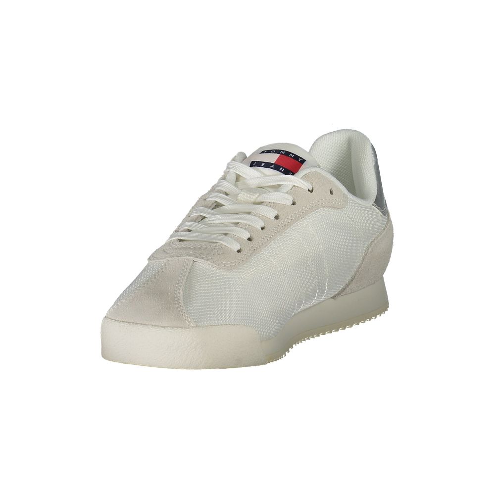 Baskets Tommy Hilfiger blanches en polyester pour femme