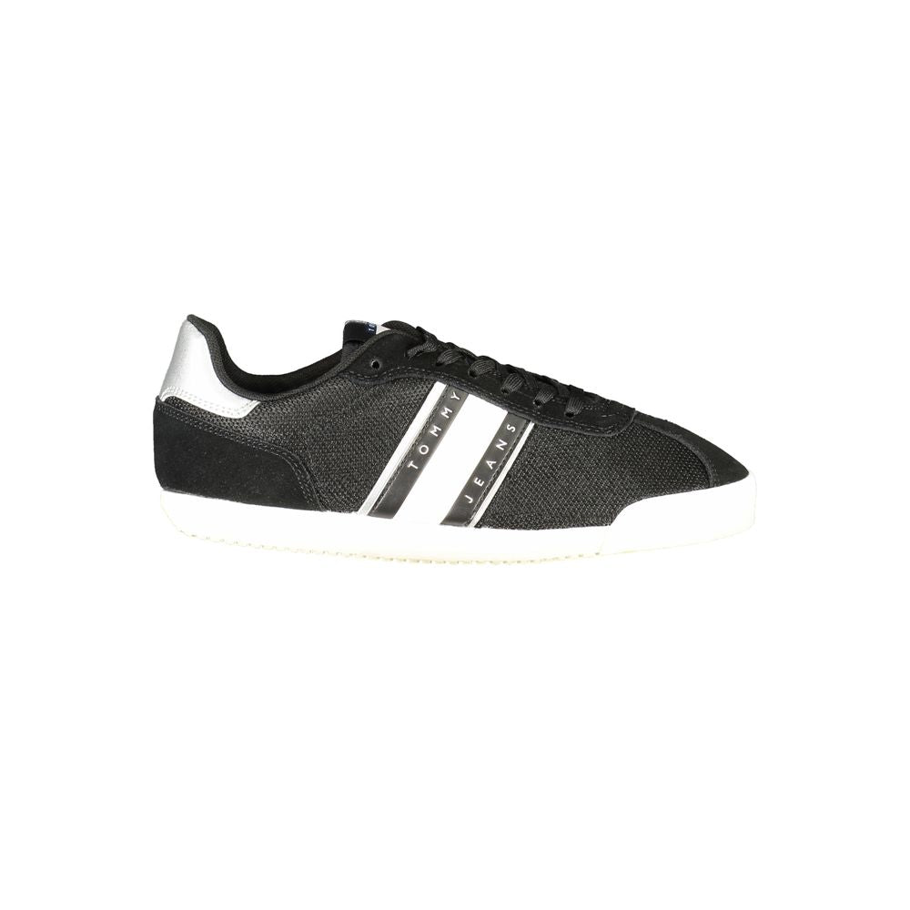 Baskets Tommy Hilfiger noires en polyester pour femme