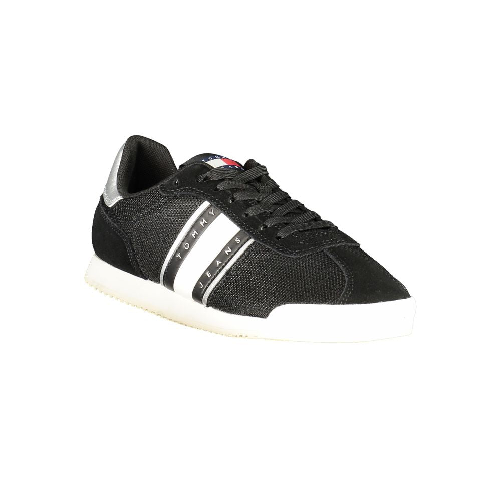Baskets Tommy Hilfiger noires en polyester pour femme