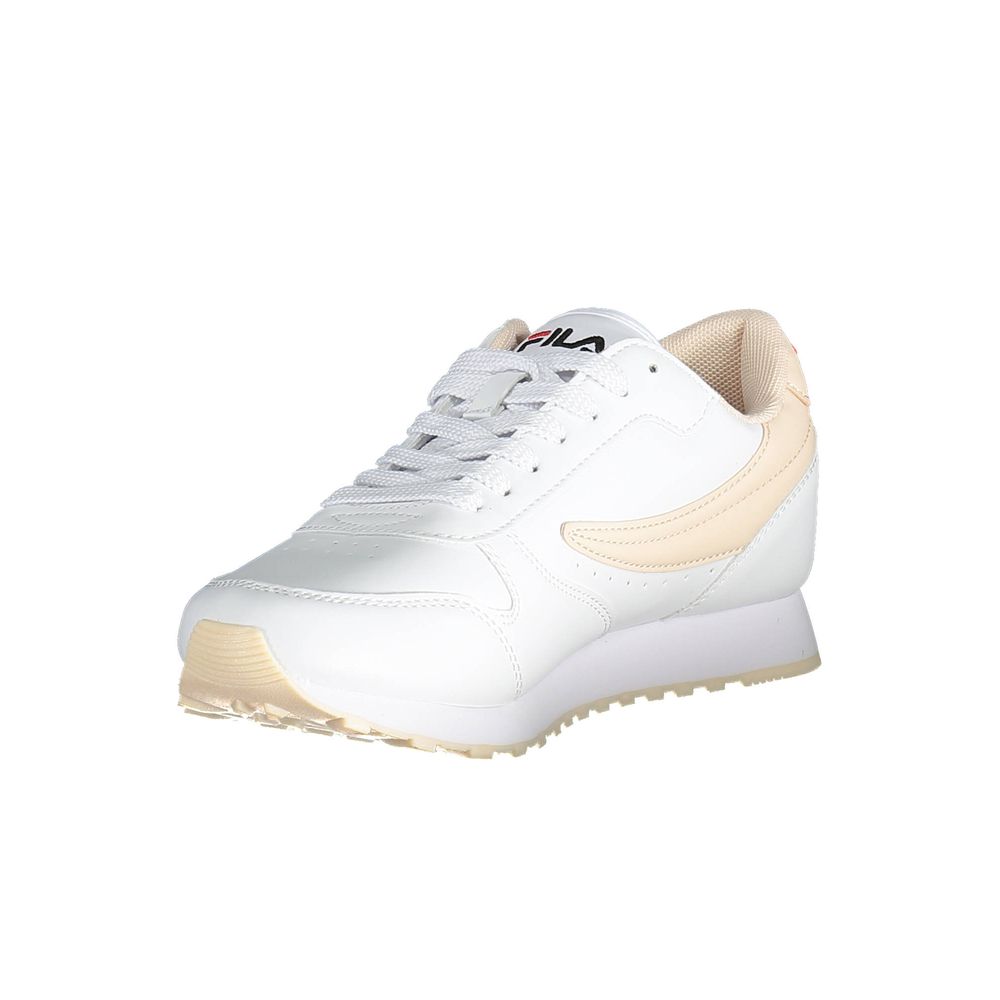 Baskets synthétiques blanches Fila pour femmes