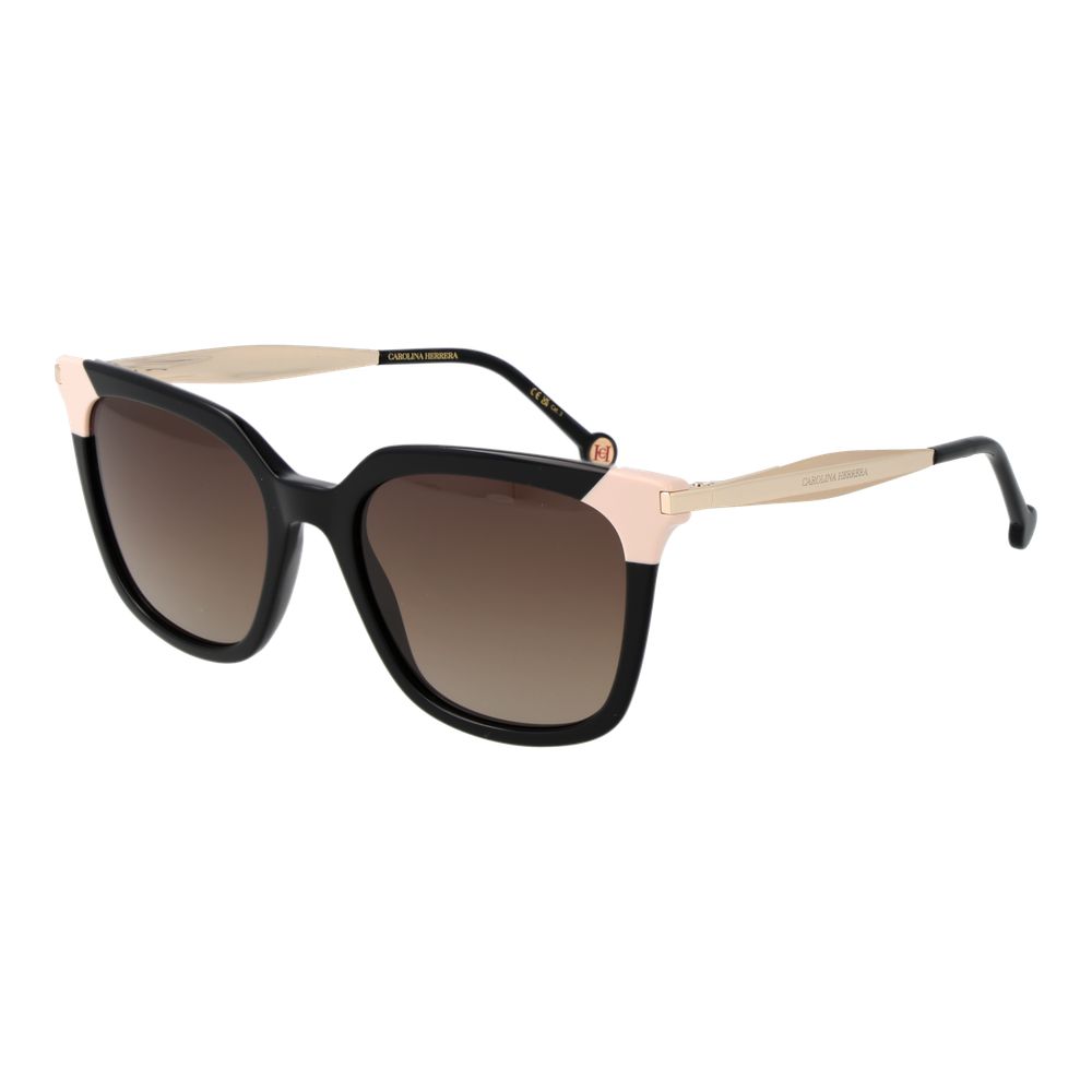 Lunettes de soleil noires Carolina Herrera pour femmes