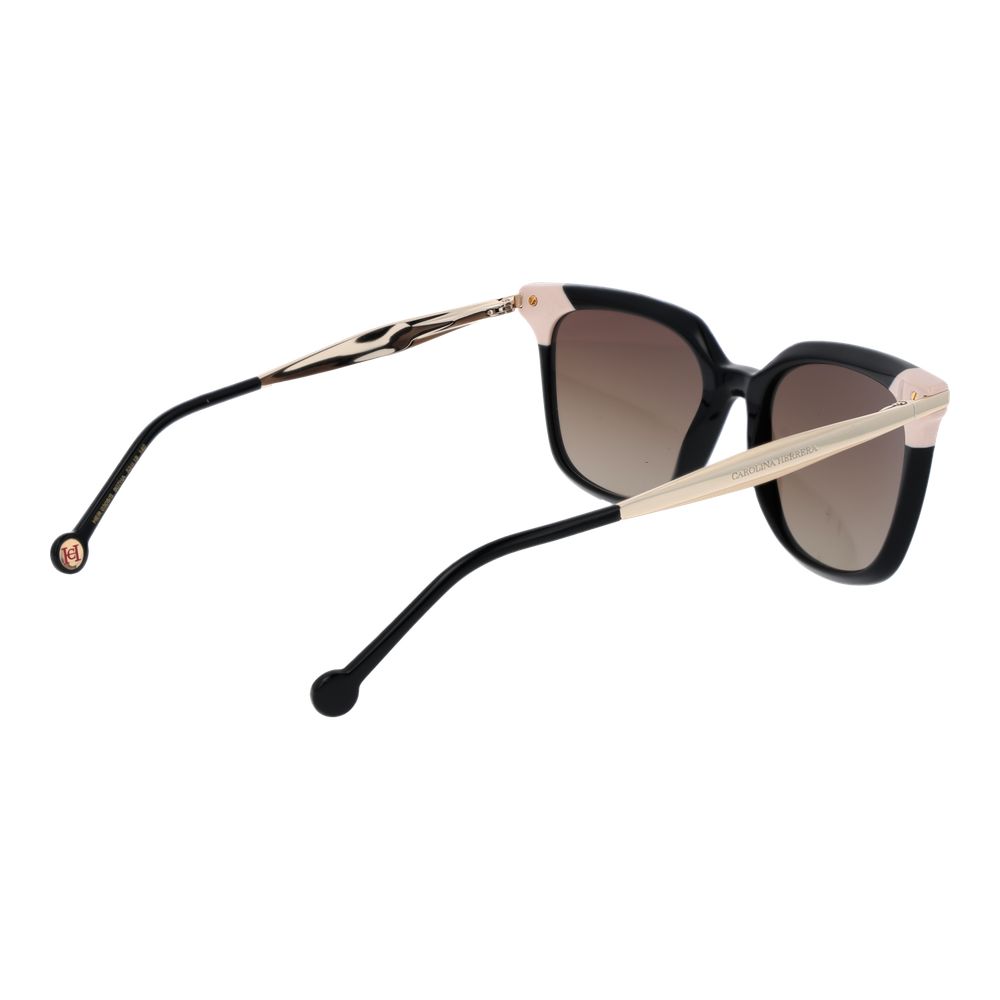 Lunettes de soleil noires Carolina Herrera pour femmes