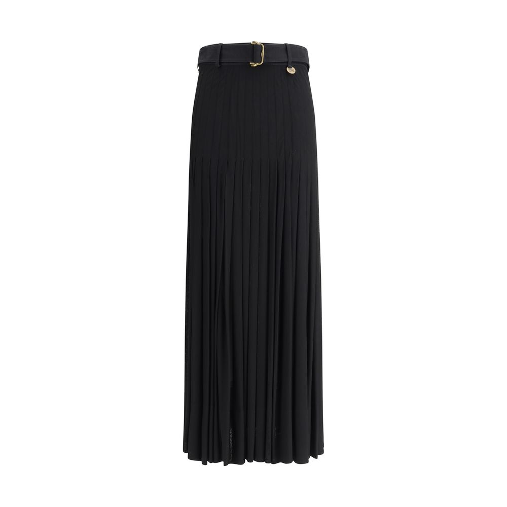 Jupe midi plissée Burberry