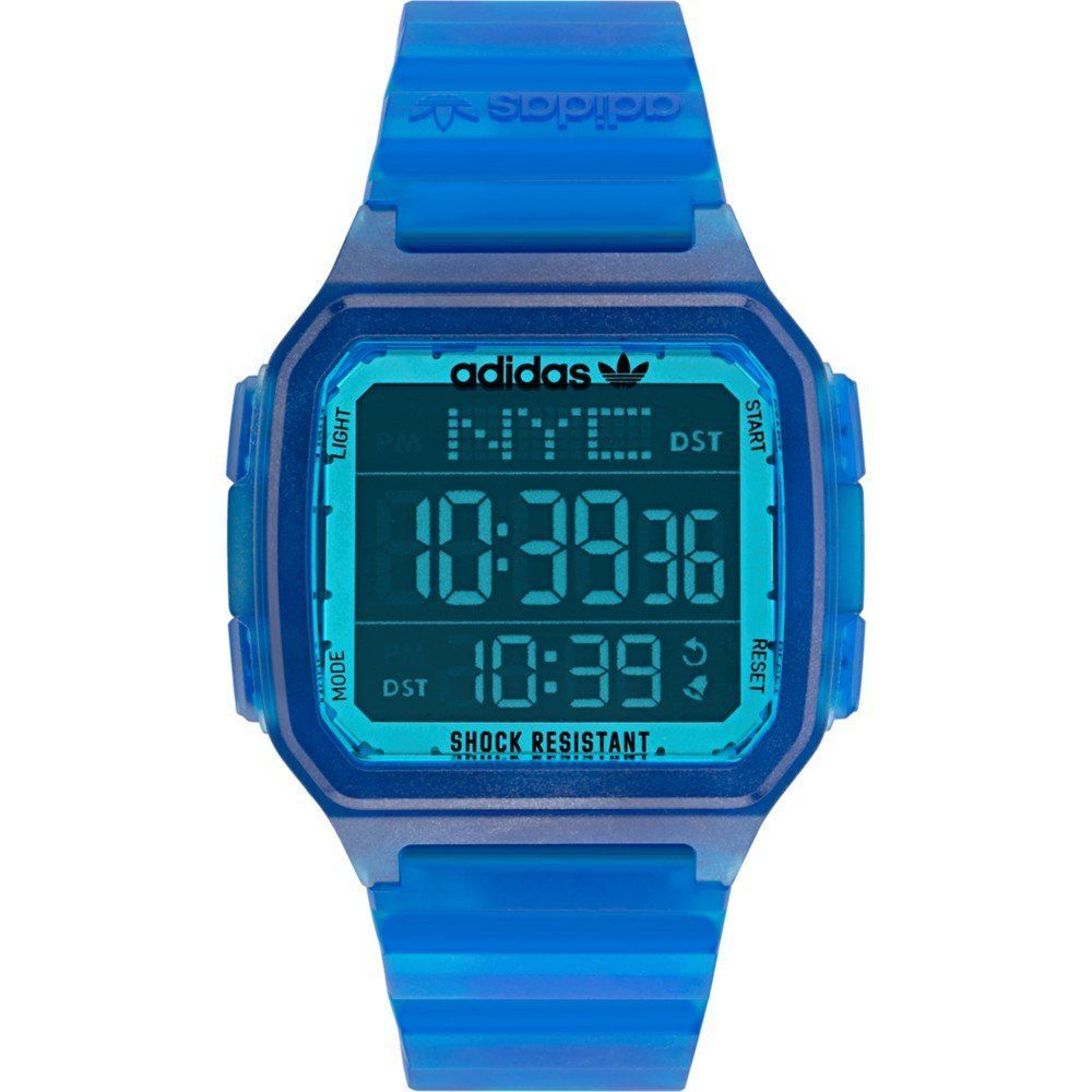 Montre synthétique bleue Adidas