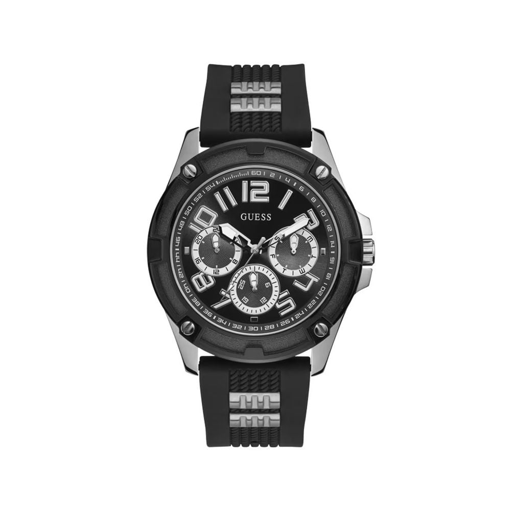 Montre synthétique noire Guess