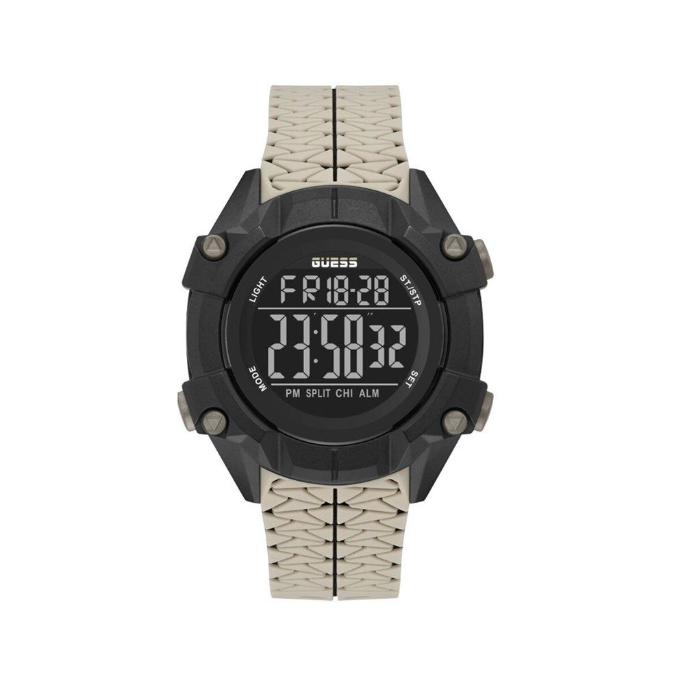 Montre synthétique beige Guess