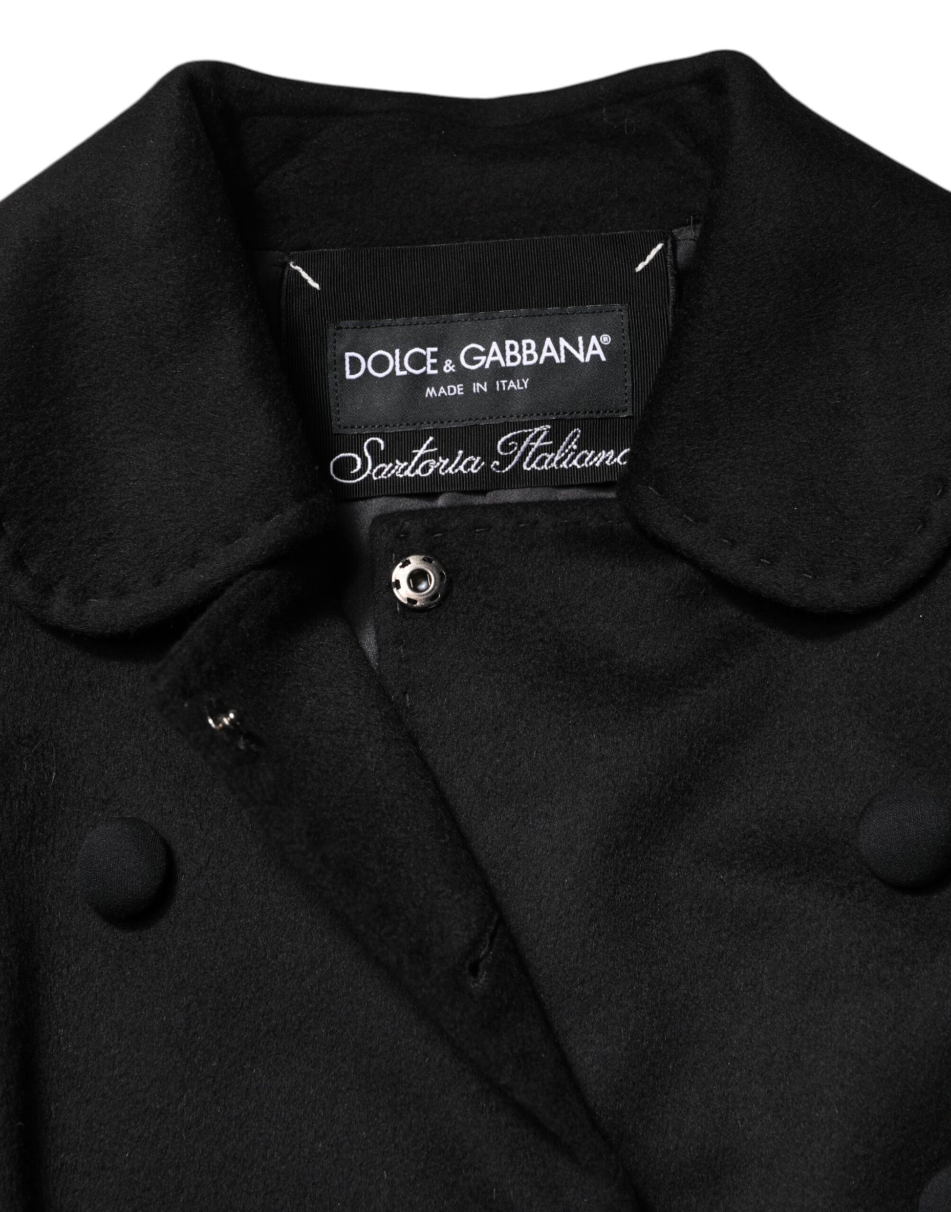 Dolce &amp; Gabbana Veste blazer Sartoria Italiano en laine noire