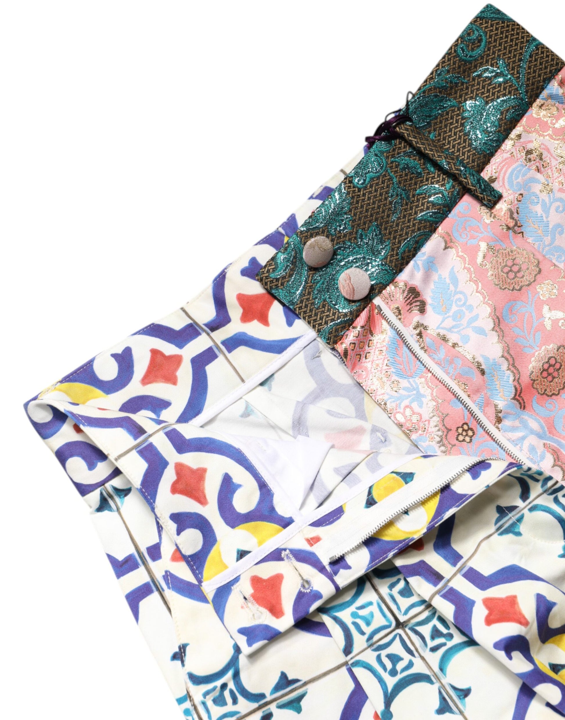 Dolce &amp; Gabbana Short taille haute multicolore pour femme