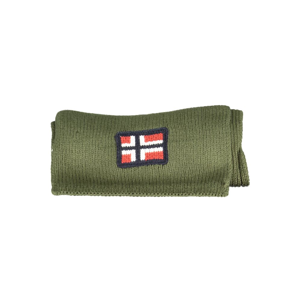 Écharpe verte pour homme en marabout, Norvège, 1963