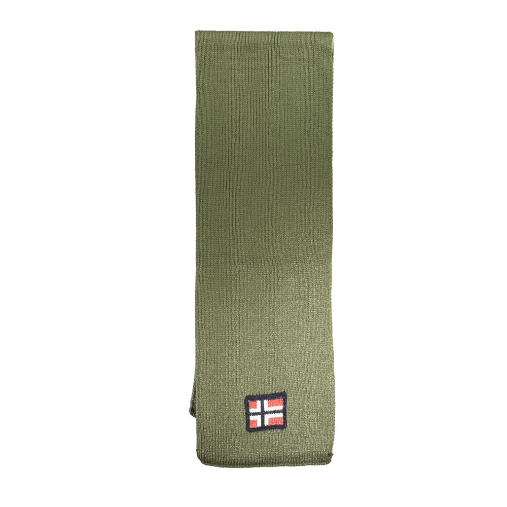 Écharpe verte pour homme en marabout, Norvège, 1963