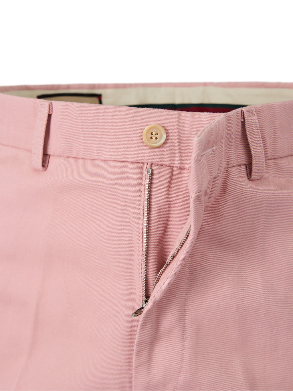 Pantalon en coton rose clair Gucci