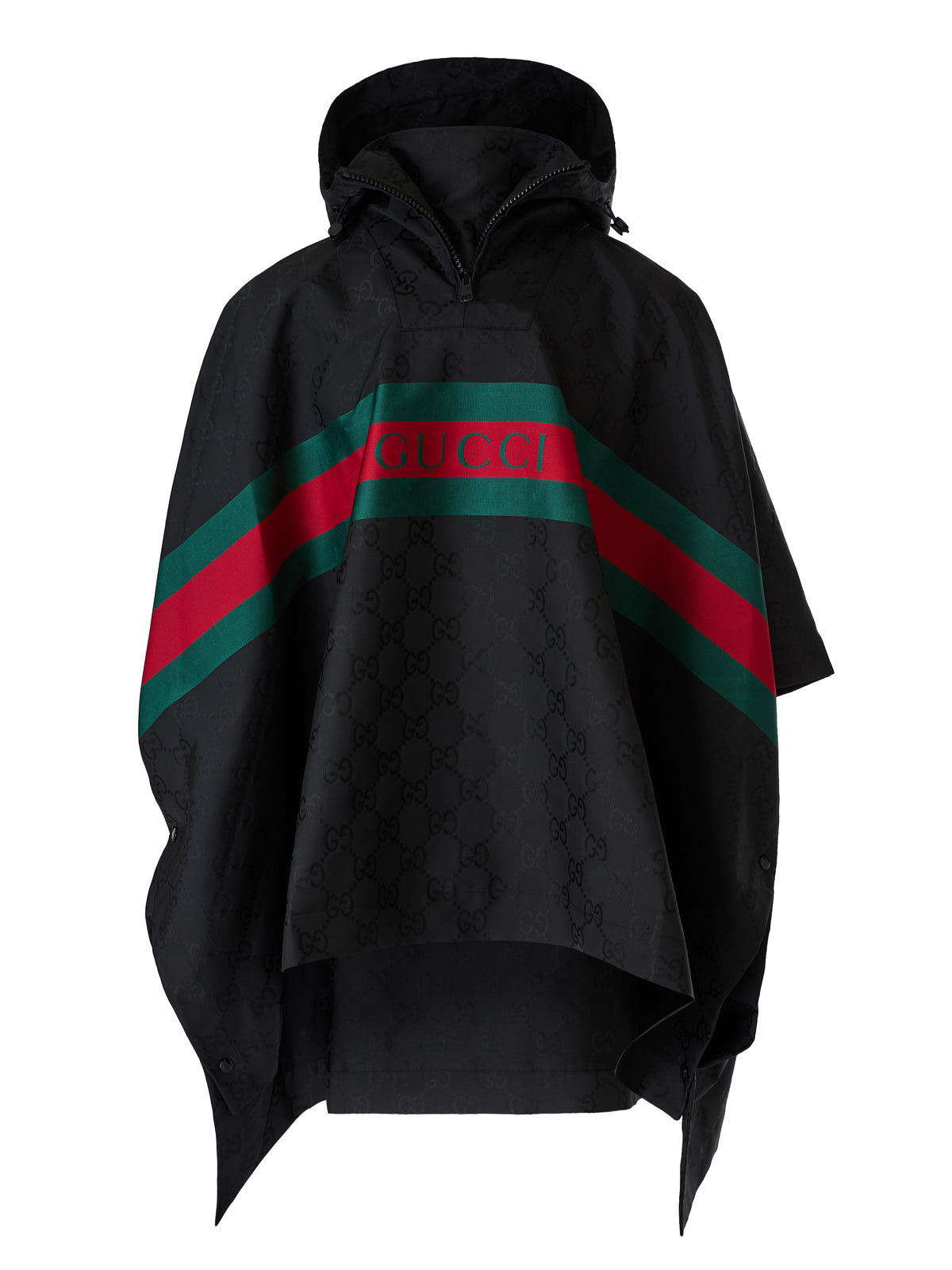 Manteau en nylon jacquard GG Gucci