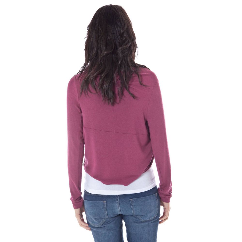 Pull élasthanne violet John Galliano