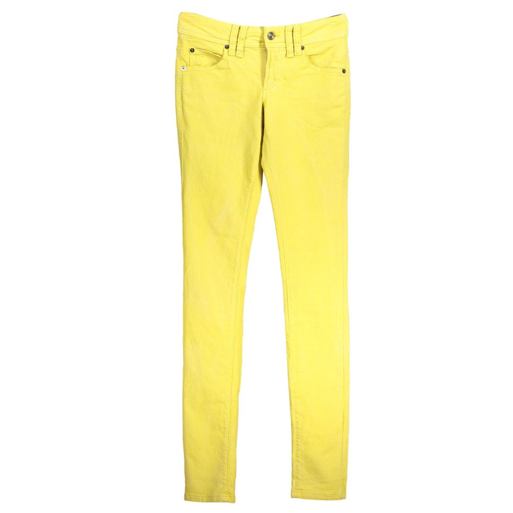Jean et pantalon en coton jaune John Galliano