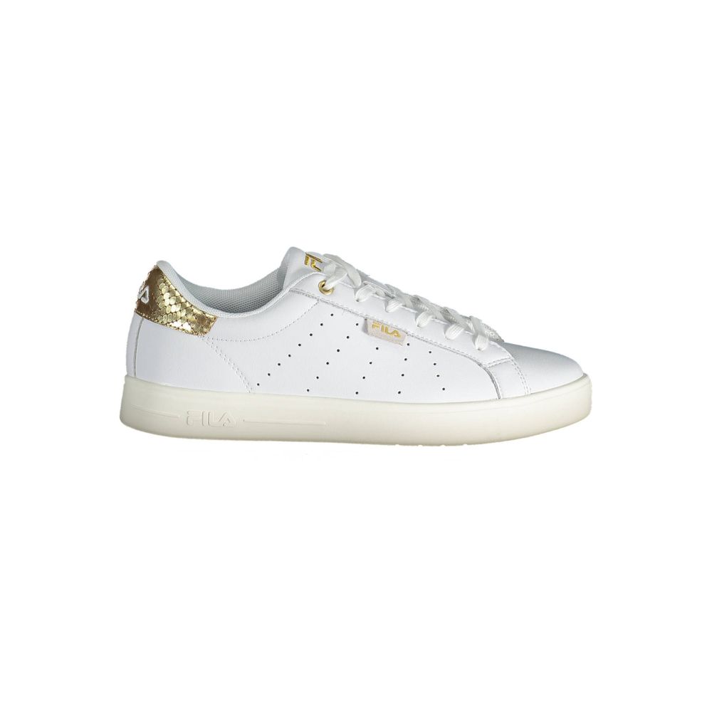 Baskets Fila en cuir blanc pour femme