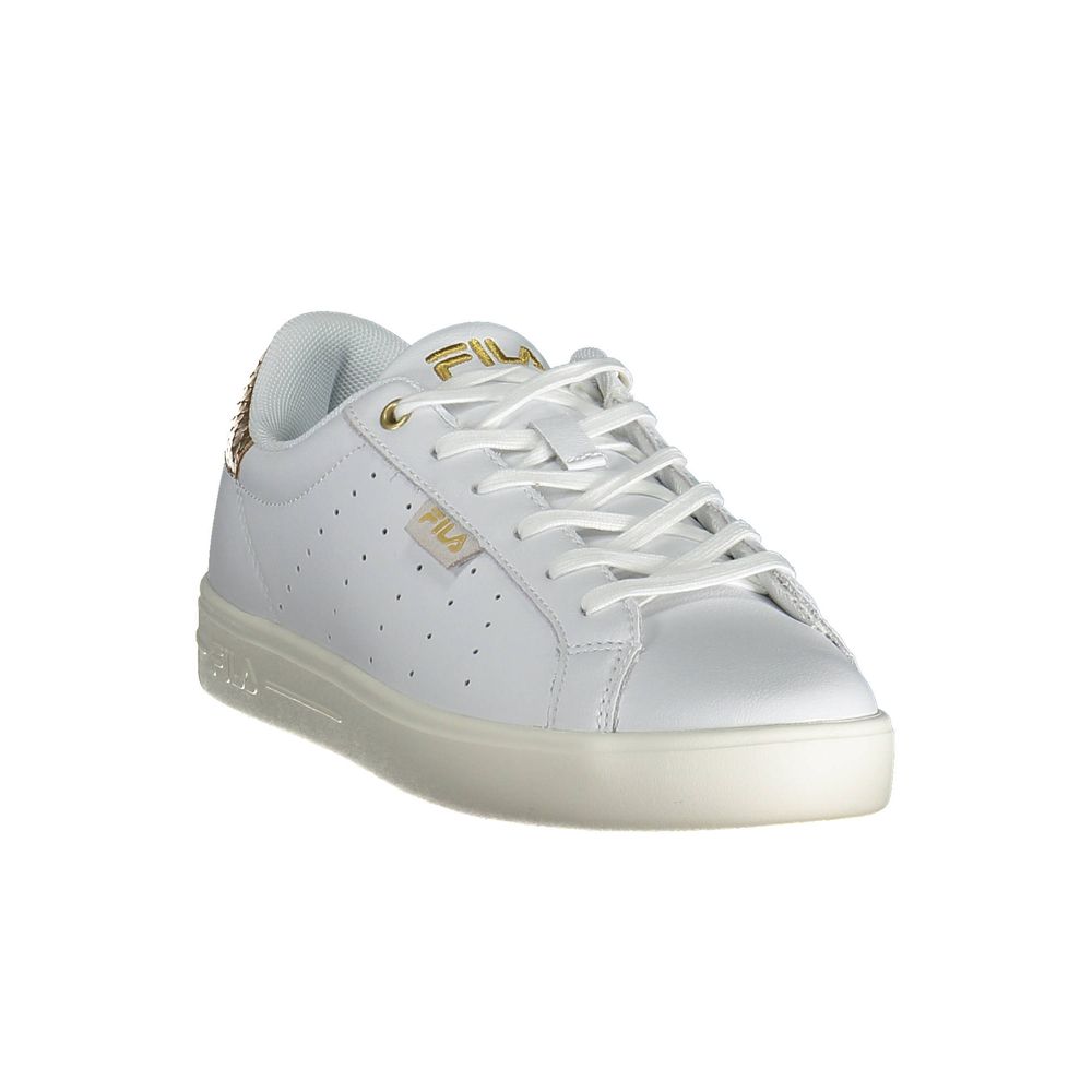 Baskets Fila en cuir blanc pour femme
