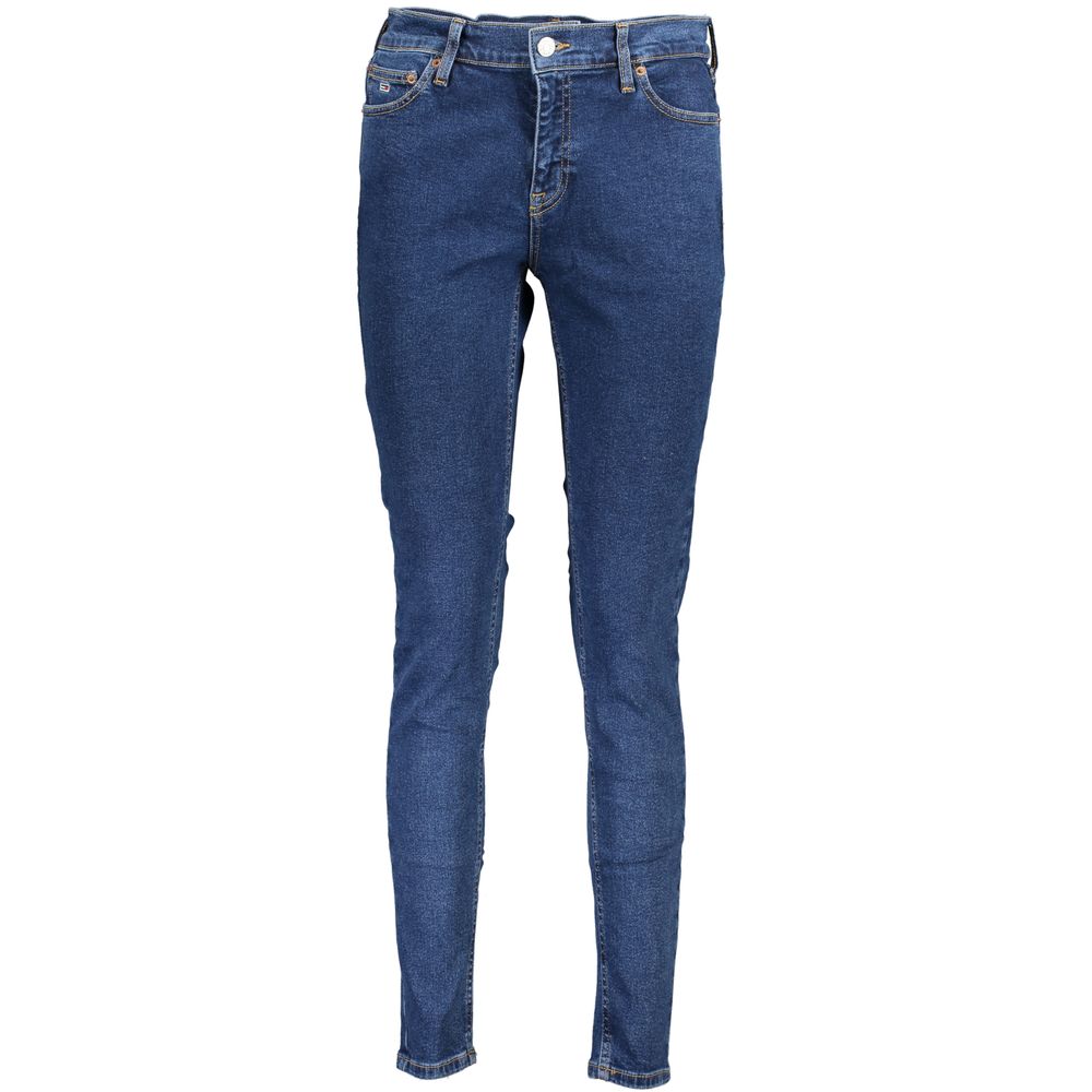 Jean et pantalon en coton bleu Tommy Hilfiger