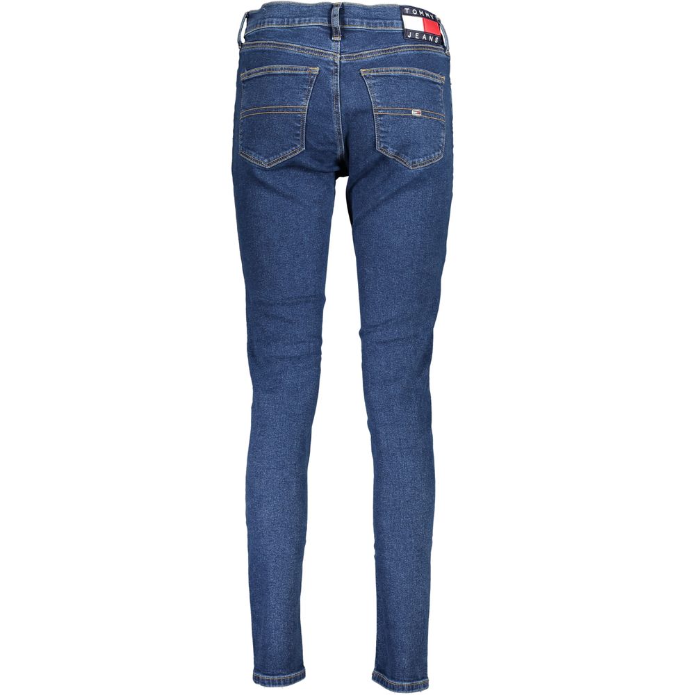 Jean et pantalon en coton bleu Tommy Hilfiger