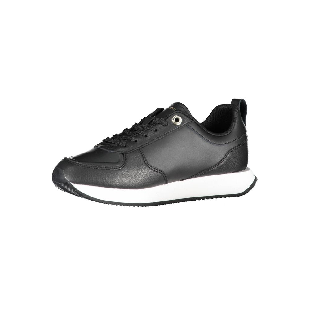 Baskets Tommy Hilfiger en cuir noir pour femme