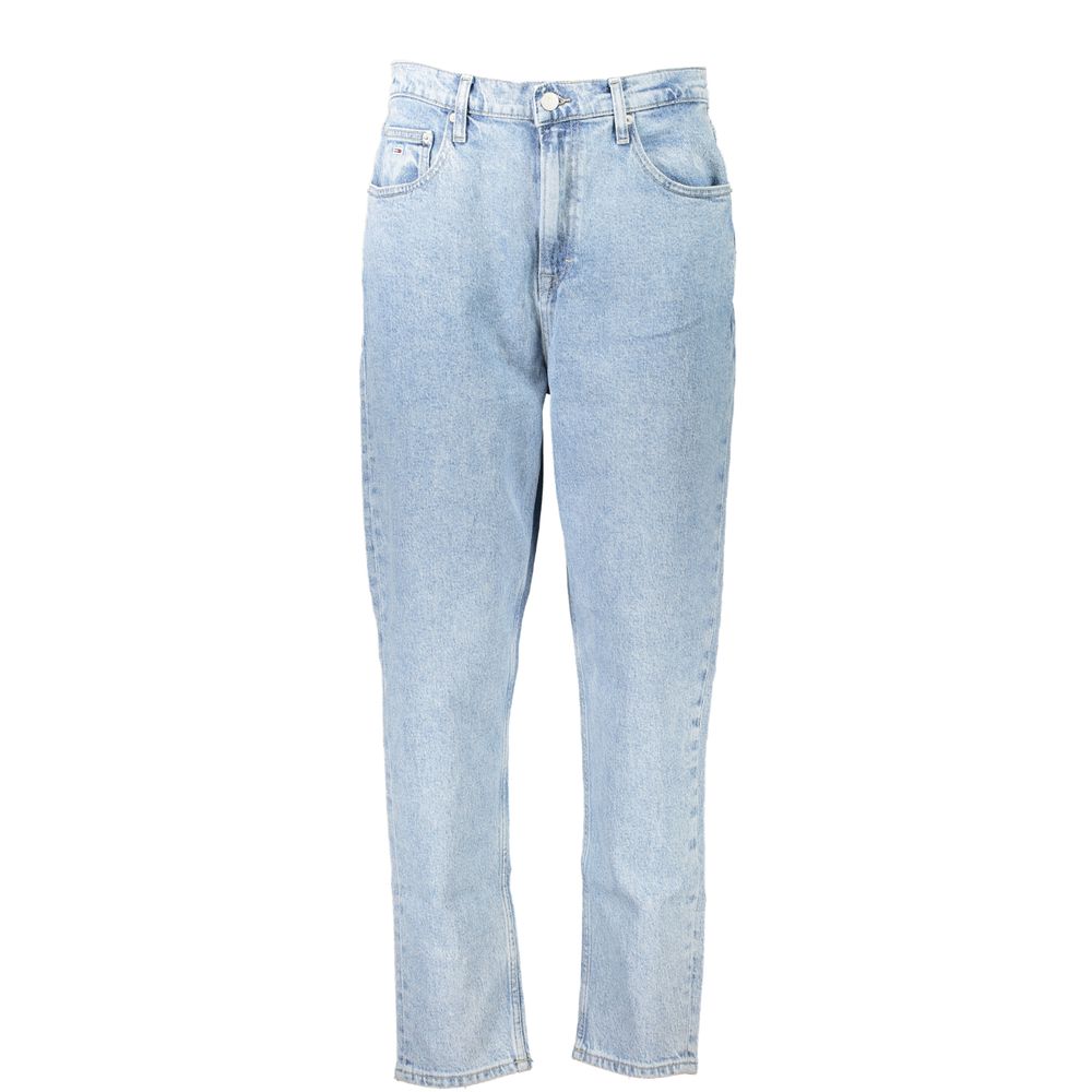 Jean Tommy Hilfiger bleu clair en coton pour femme