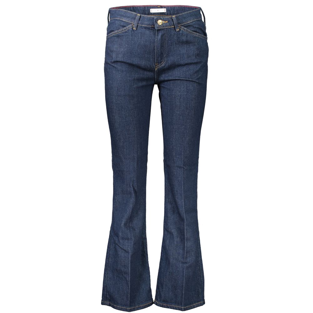 Jean et pantalon en coton bleu Tommy Hilfiger