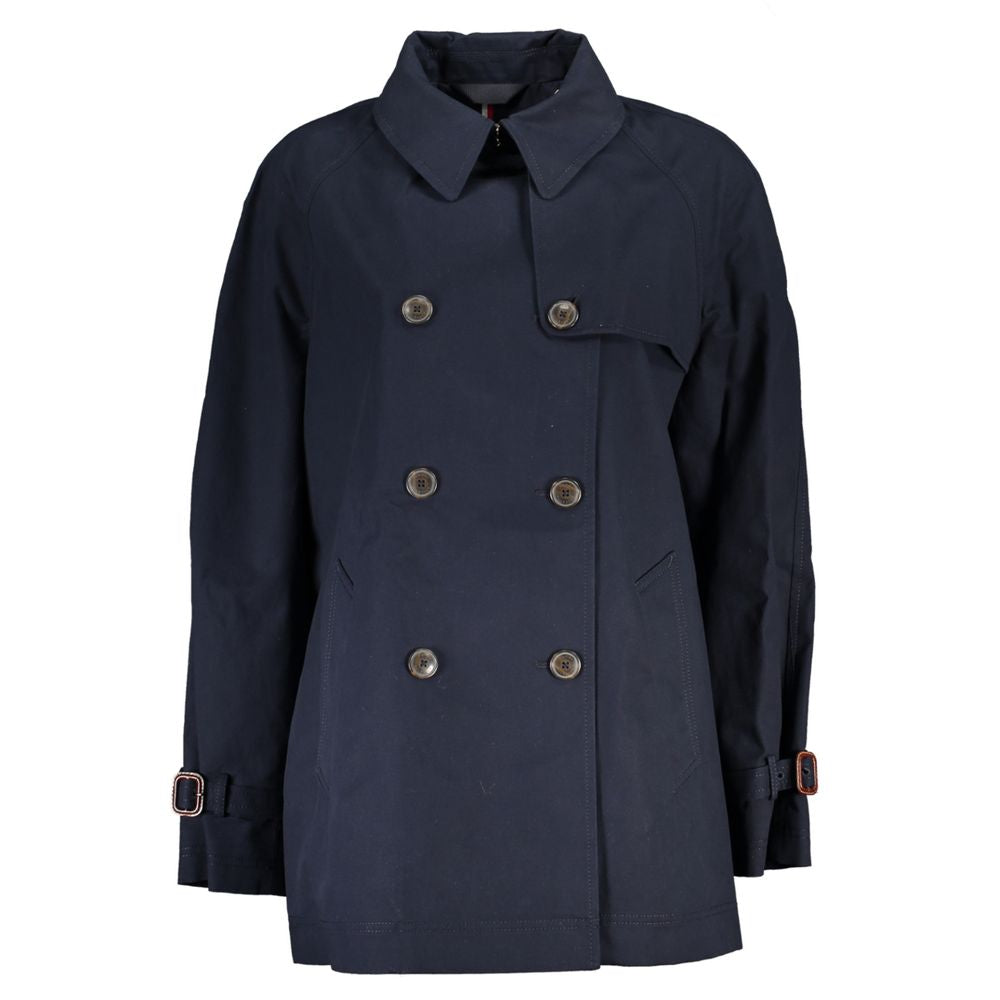 Vestes et manteaux en coton bleu Tommy Hilfiger