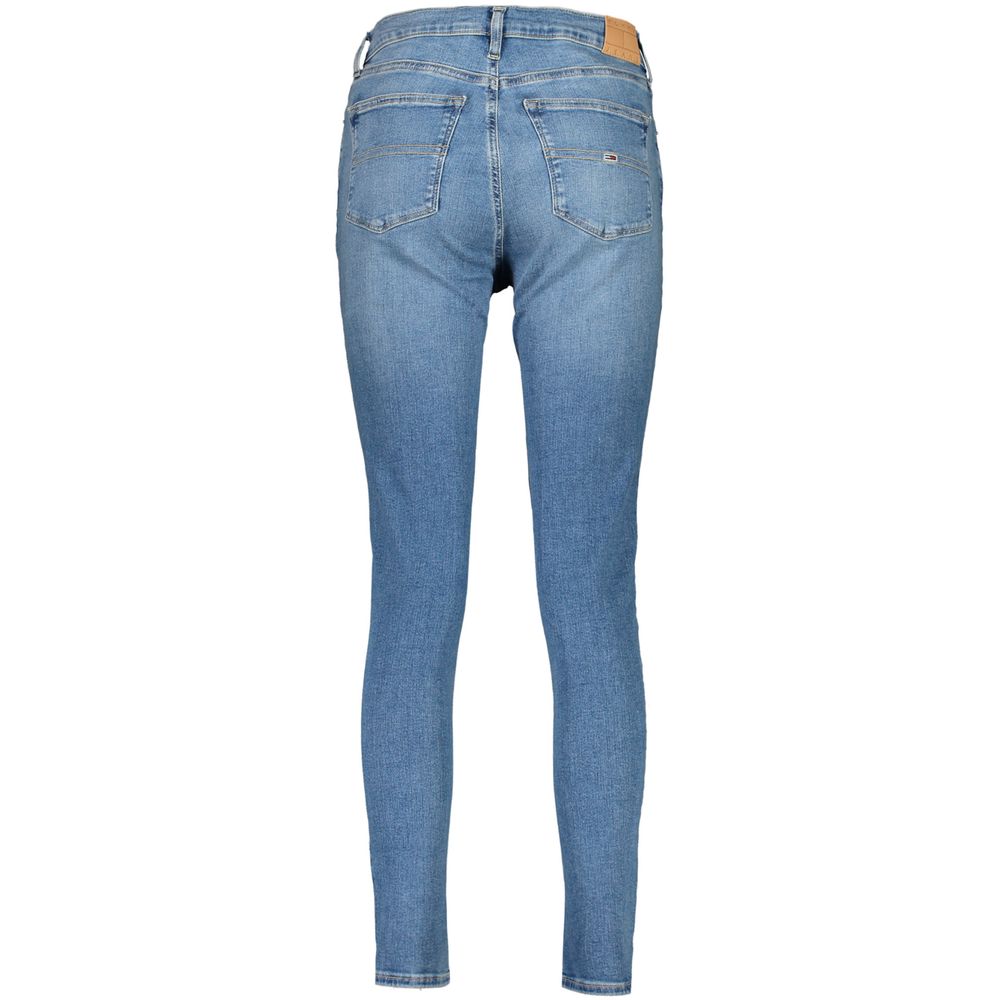 Jean et pantalon en coton bleu Tommy Hilfiger