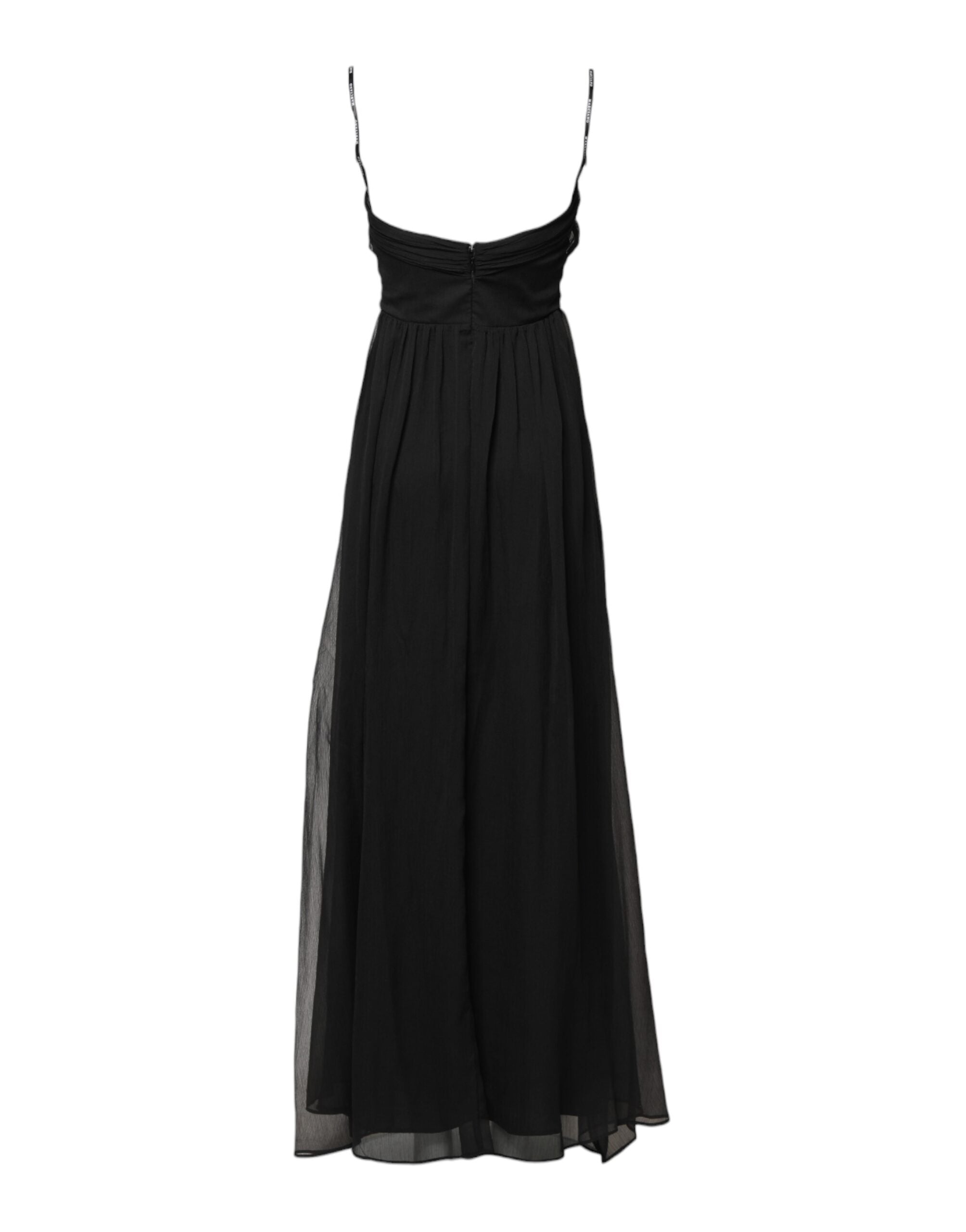 Robe longue sans manches en tulle noir et perles Marciano by Guess