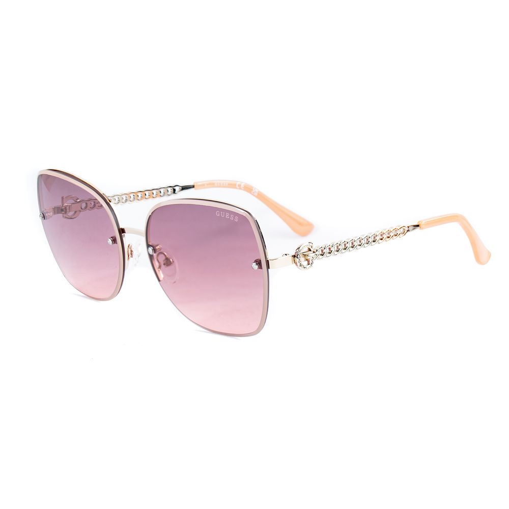 Lunettes de soleil Guess en métal doré