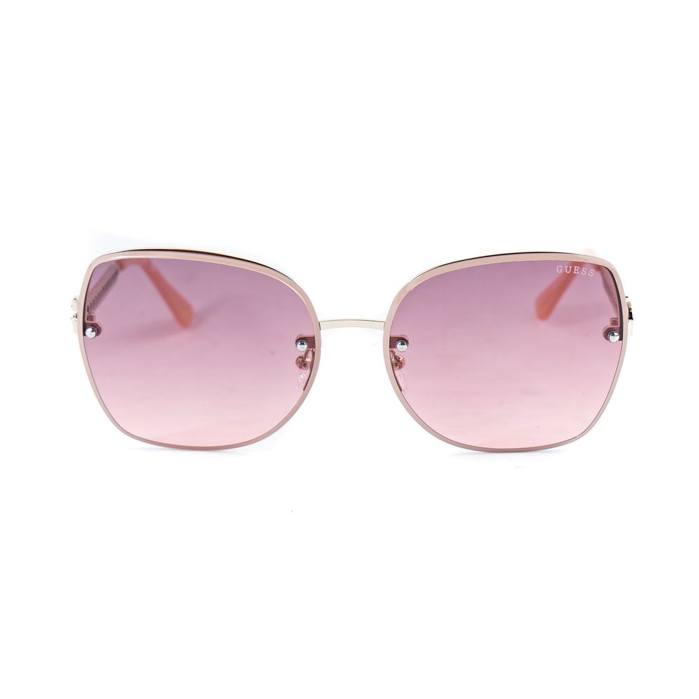 Lunettes de soleil Guess en métal doré