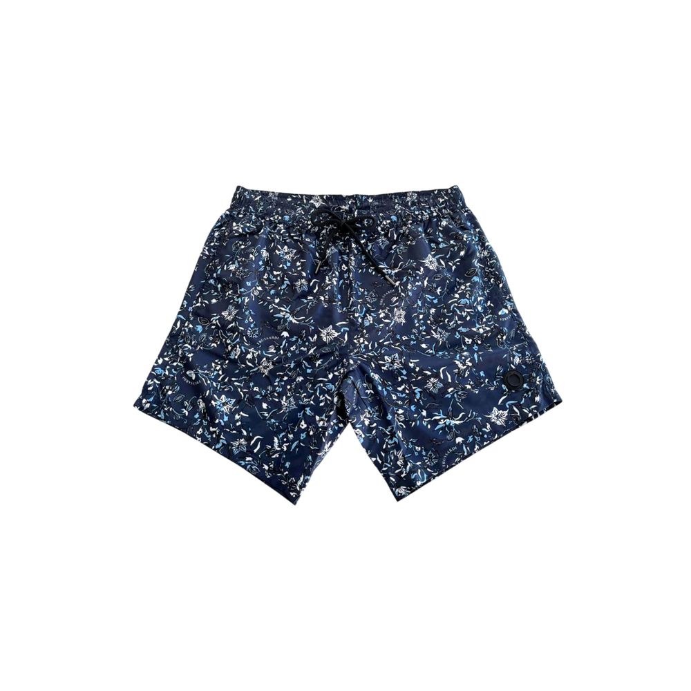 Short de bain Trussardi Beachwear bleu en polyester pour homme