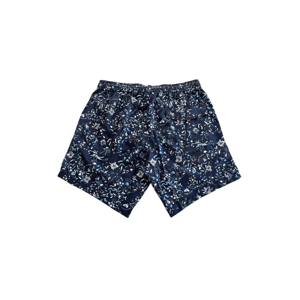 Short de bain Trussardi Beachwear bleu en polyester pour homme