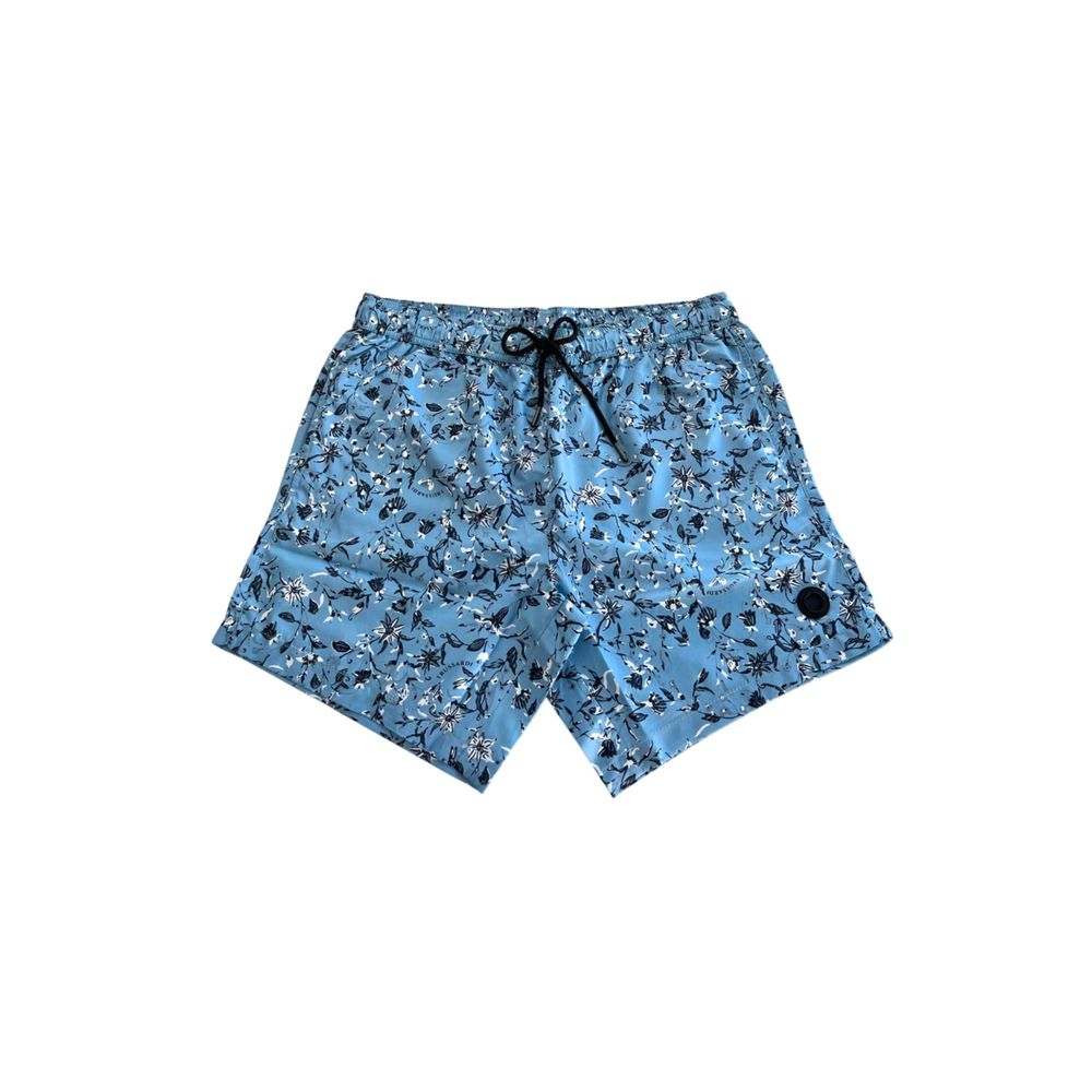 Short de bain Trussardi Beachwear en polyester bleu clair pour homme