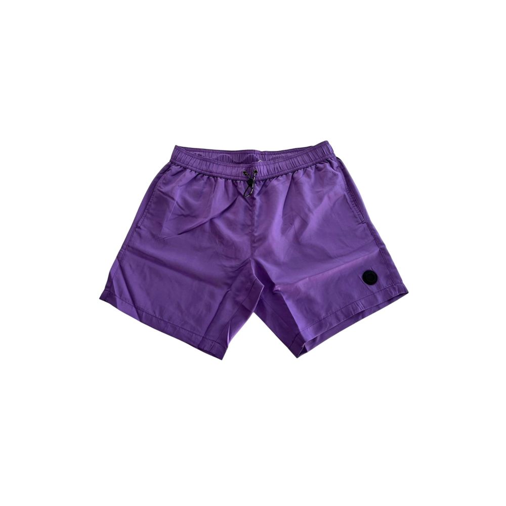 Short de bain Trussardi Beachwear en polyester violet pour homme