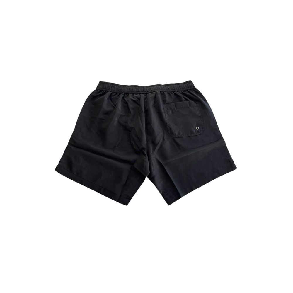 Short de bain Trussardi Beachwear en polyester noir pour homme