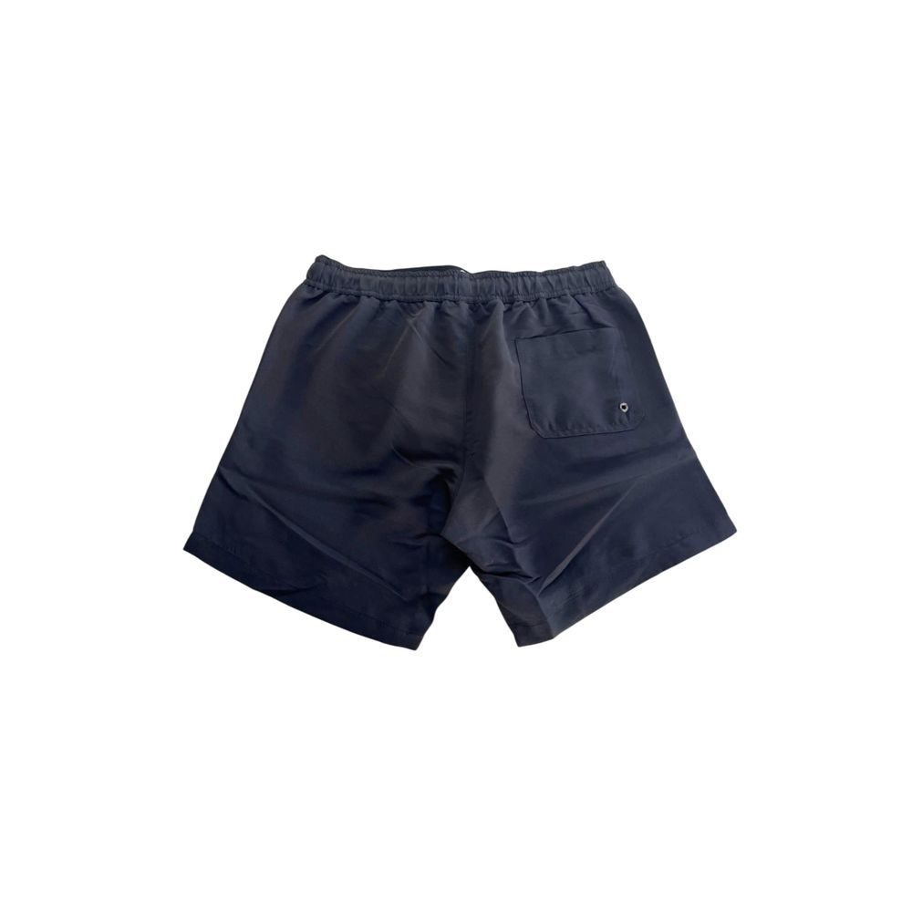 Short de bain Trussardi Beachwear en polyester noir pour homme