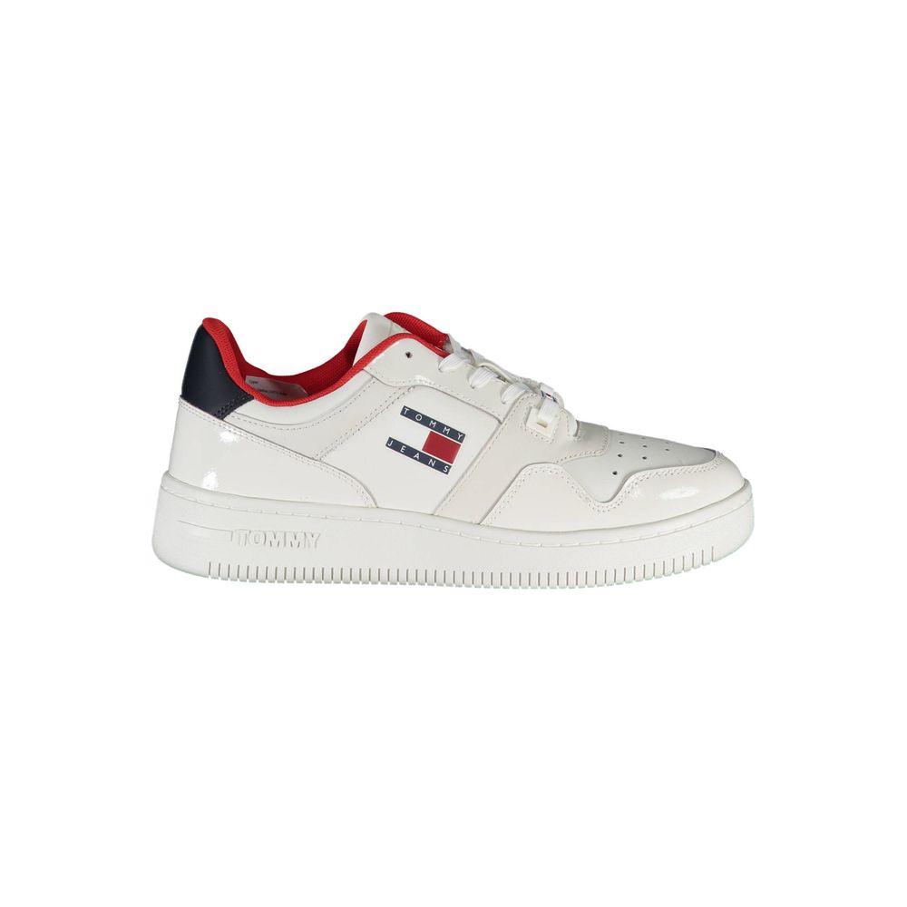 Baskets Tommy Hilfiger en cuir blanc pour femme