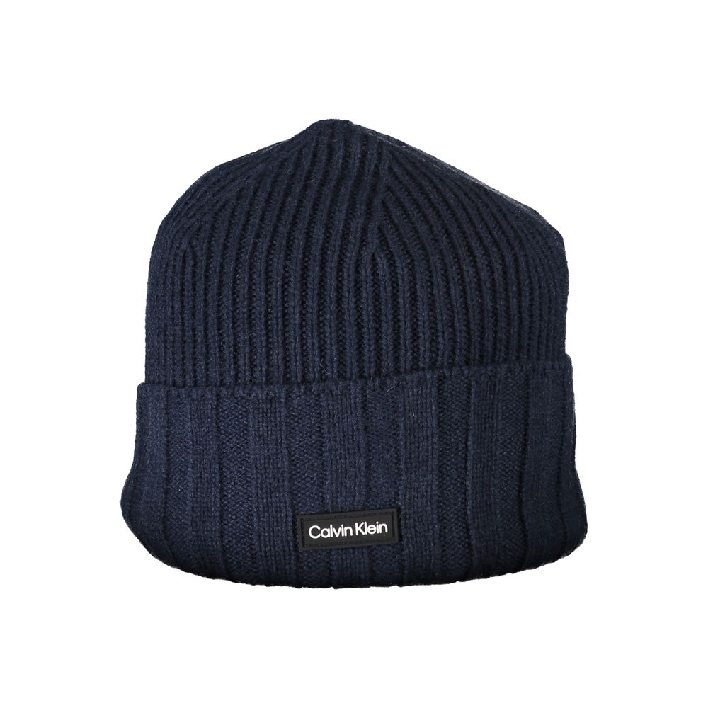 Casquette Calvin Klein Chic en laine mélangée avec détails contrastés