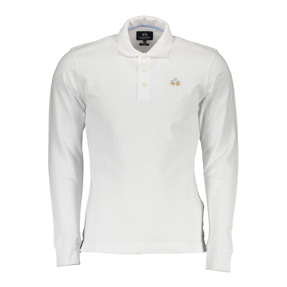Polo élégant coupe slim La Martina avec détails brodés
