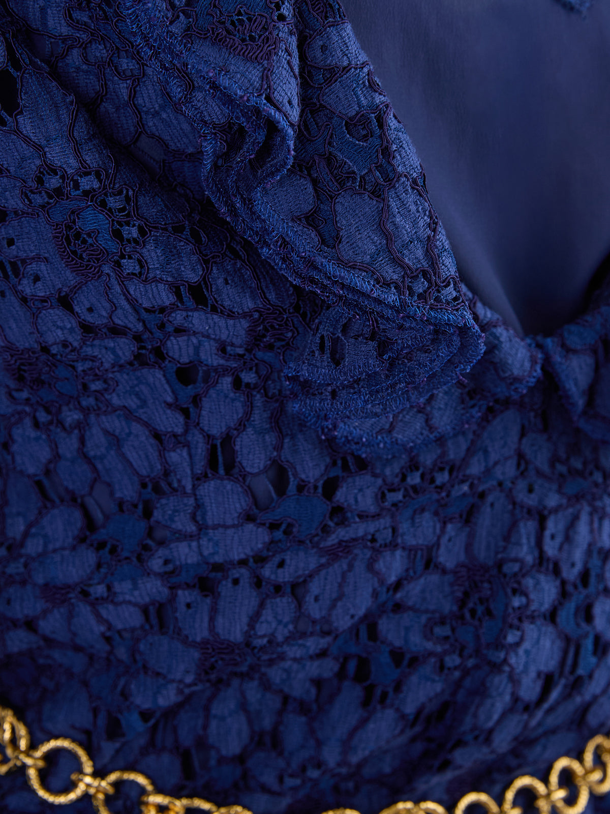 Robe mi-longue Gucci Blu en viscose et coton